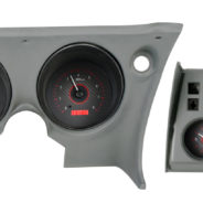 A set of 1968-1977 Corvette Dakota Digital VHX Gauges for a car.