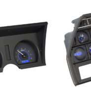 A set of 1978-1982 Corvette Dakota Digital VHX Gauges on a white background.