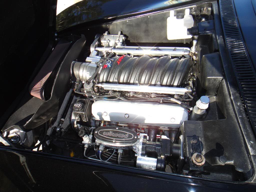 open hood interior car engine 3