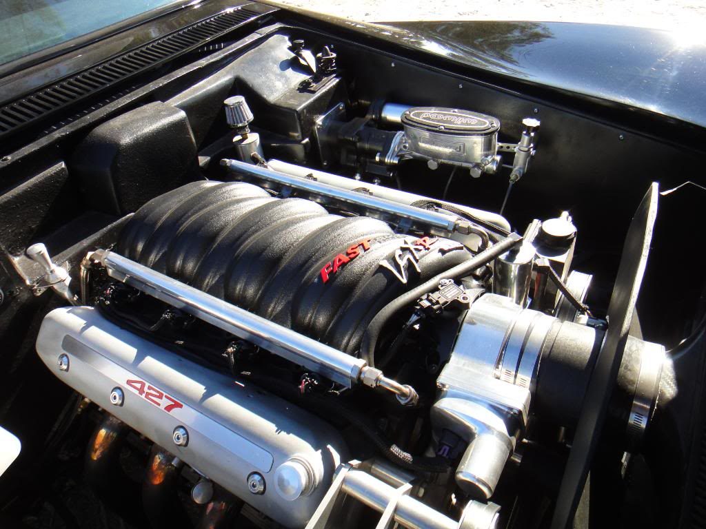 open hood interior car engine 2