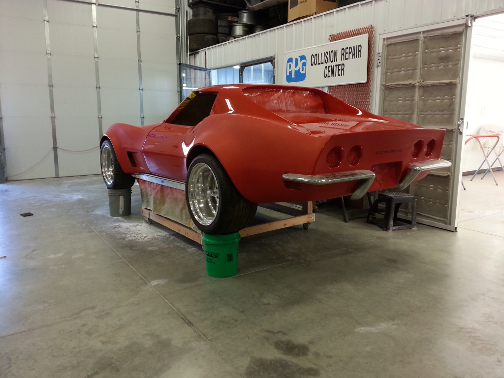 Brent's '76 in the final stages - Custom Image Corvettes