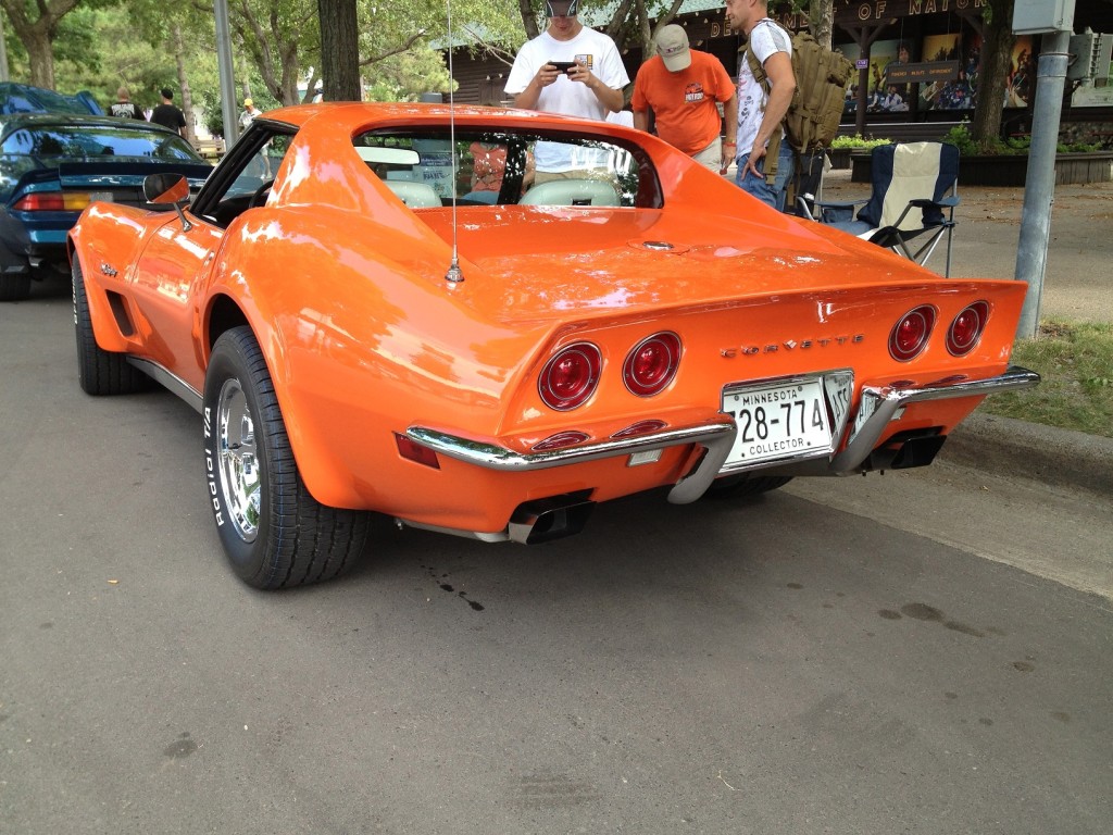 orange corvette