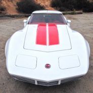 Front Corvette with red stripes