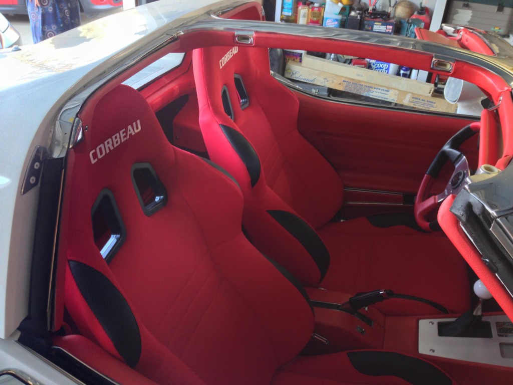 Corvette interior seats corbeau seats