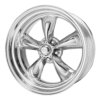 A chrome wheel on a black background.
