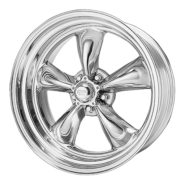 A chrome wheel on a black background.