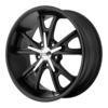 A black VN801 Daytona wheel with a matte finish.