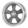 A gray VN205 Classic Torq Thrust II wheel with a chrome rim and spokes.