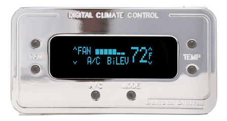 Rectangular Digital Climate Control for Vintage Air Gen II