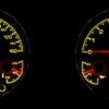 Two DAKOTA DIGITAL HDX 3-1 gauges on a black background.