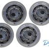A set of four Dapper Lighting 575 speakers on a white background.