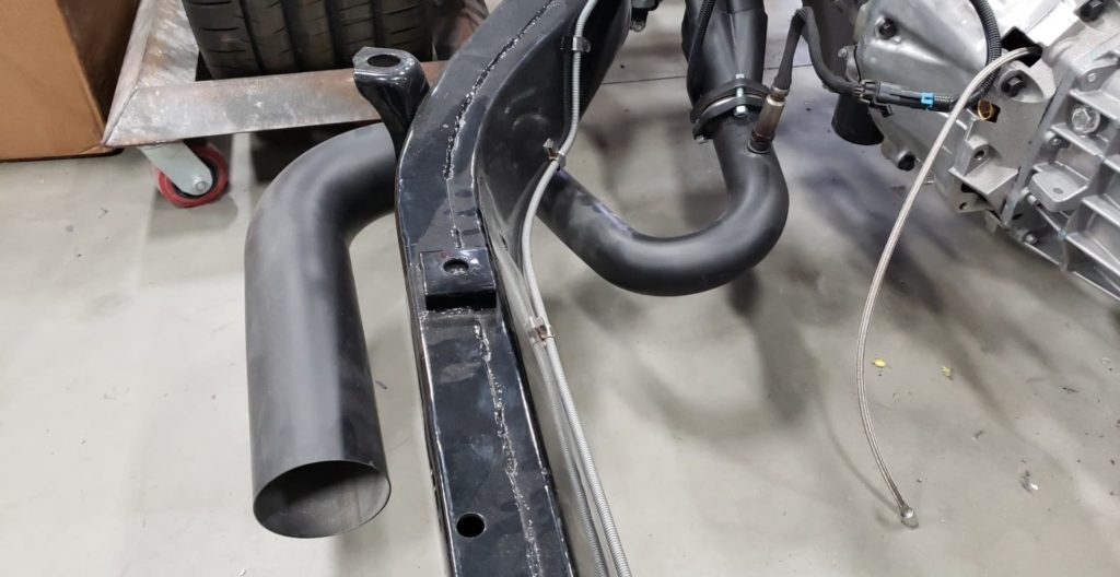 C2 / C3 Side Exit Exhaust Smoothy Style Transition Pipes Custom Image