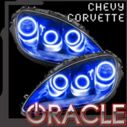2005-2013 C6 CORVETTE ORACLE LIGHTING HEADLIGHT HALO KIT blue led headlights for chevrolet corvette.