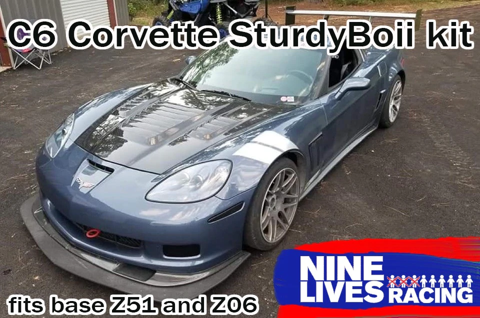 Corvette Sturdy Boii Splitter & C6 Zo6 '05- 13 - Custom Image Corvettes