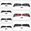 A set of 2014-2019 C7 CORVETTE C8-STYLE SEQUENTIAL LED TAIL LIGHTS [AUTO REVITALIZATION] for the bmw crw.