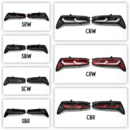 A set of 2014-2019 C7 CORVETTE C8-STYLE SEQUENTIAL LED TAIL LIGHTS [AUTO REVITALIZATION] for the bmw crw.