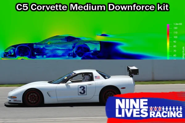 Corvette Medium Downforce Kit ‘97-04 C5.