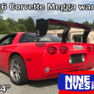 A red Chevrolet Corvette Carbon Fiber Megga Wang Kit ‘97-13 C5/6.
