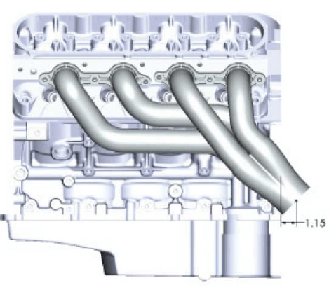 thumbnail image 2 of Polished Stainless Exhaust Headers Kit For Chevy Corvette C3 1963-1981 V8 2 of 6